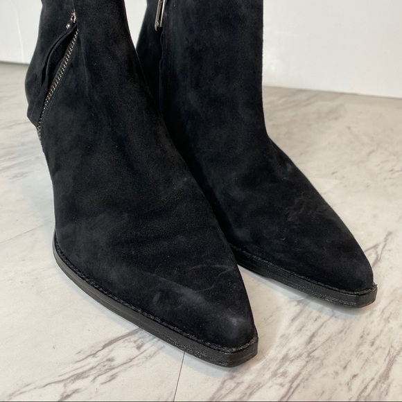 Sam Edelman Walden Black Suede Bootie 9M - Picture 12 of 14